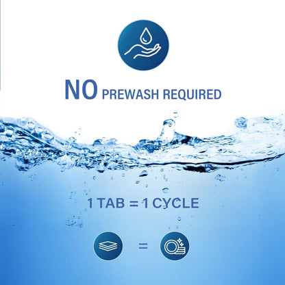 Dishwasher Detergent Tablets 72 Count: 5 Layer Powerful Dishwasher Detergent Eco-Friendly No Plastic Liquid-Free Dish Soap Cleaner Tab, Use in Dishwasher (Lemon)