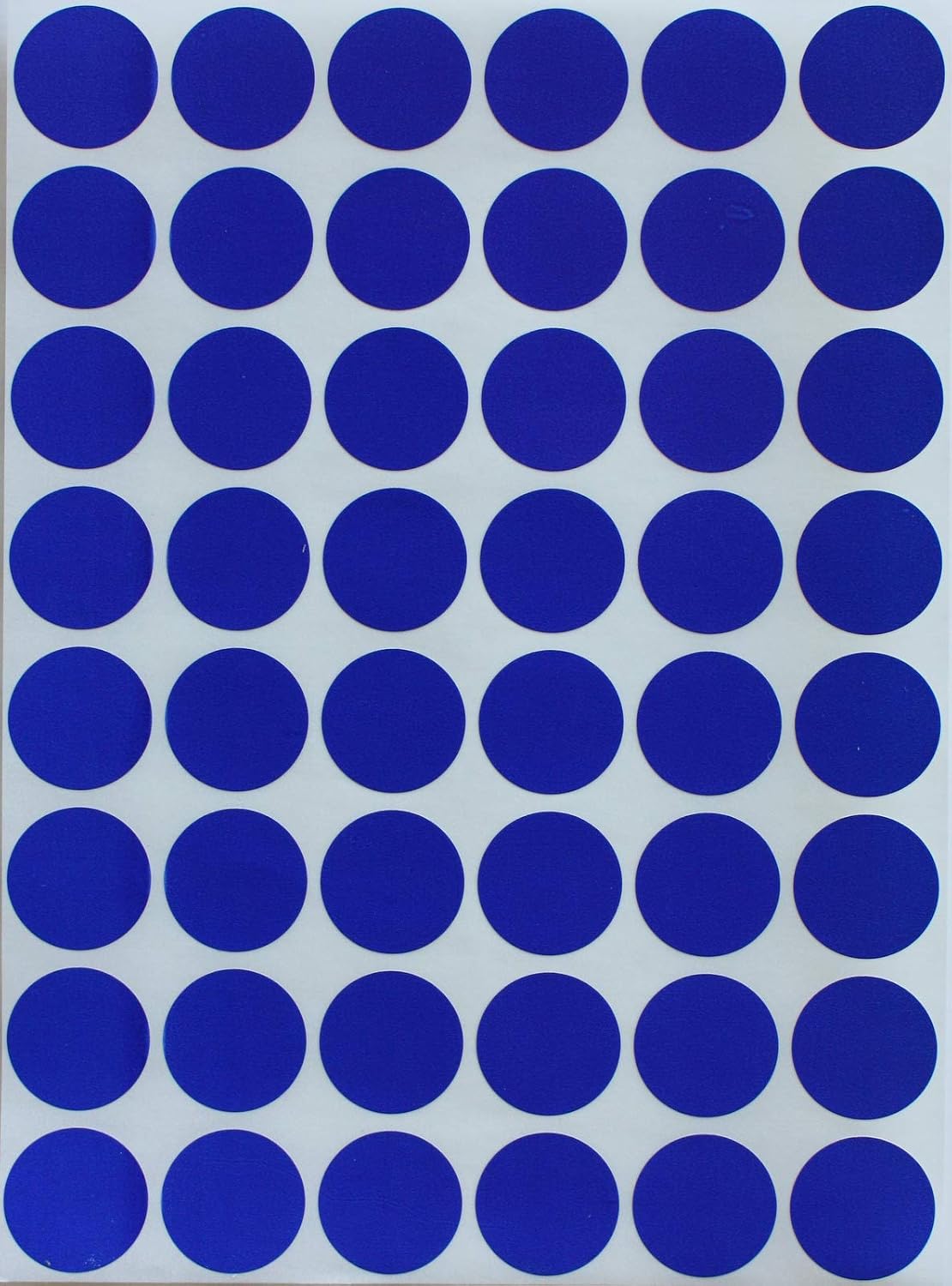 Royal Green Dot Sticker 11/16" Inch (17mm) Colored Labels in Purple - 2400 Pack - Colors B