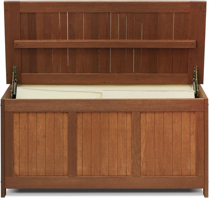 Furinno FG19749 Tioman Outdoor Hardwood Storage Box, Natural