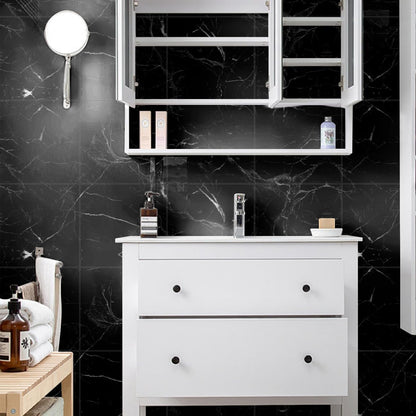 Chejiaye Shower Wall Panels Peel and Stick,Marble Wall Panels for Interior Decor,Backsplash Tile for Kitchen Showers Bathrooms Living Rooms 11.8"x11.8"in 10Pcs, Grey (Not Real Tile,9.7 Sq.ft)