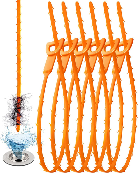 Drain Snake,79 inch Flexible Grabber Claw Pick Up Reacher Tool,Drain Clog Remover - Gutter Cleaning Tools for Home Sink, Bathroom Tub,Drain, Toilet, Tight Spaces