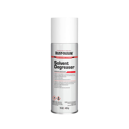 Rust-Oleum Professional Cleaners Solvent Degreaser | 15oz Aerosol | Professional Strength | Non-Chlorinated Formula