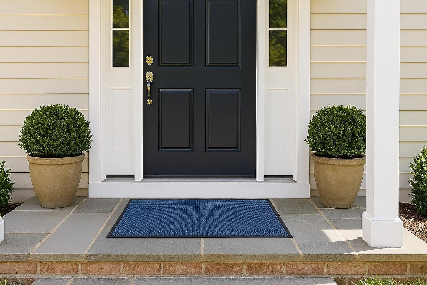 Guardian WaterGuard Indoor/Outdoor Wiper Scraper Floor Mat, Rubber/Nylon, 3'x4', Grey