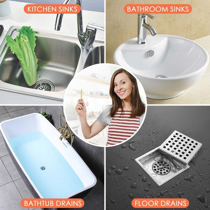 Drain Sticks Drain Cleaner Sticks Drains Cleaner Disposal Stick Enzyme for Odor Clogs Remover Sink Septic Stick for Drains As Seen On TV