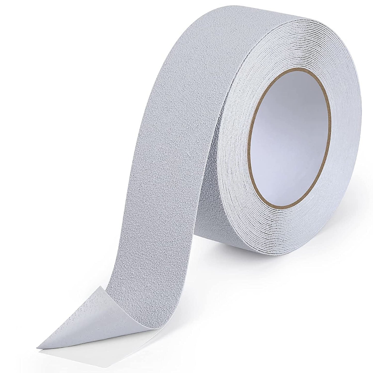 Qingluan Anti Slip Tape, Grip Tape for Stairs Indoor Waterproof, Rubber Grip Tape for Tubs, Stairs, Boats (Grey, 2 Inch x 33 Feet)