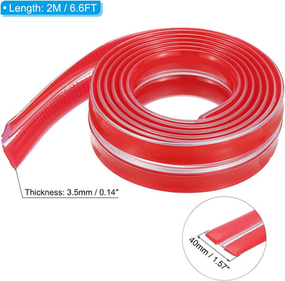 PATIKIL Edge Protector Strip, 0.79IN x 6.6FT Children Proofing Silicone Soft Clear Corner Protectors Pre-Taped Strong Adhesive for Cabinets Tables Drawers
