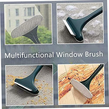 Window Mesh Screen Cleaner Multifunctional Screen Brush Foldable Detachable Window Cleaner Brush..