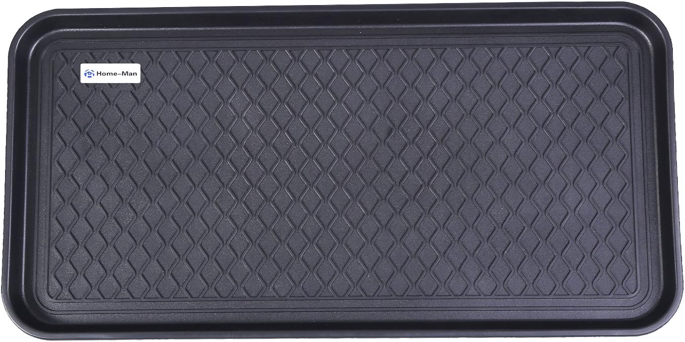 Multi-Purpose Boot Tray Mat,Shoe Tray Mat,Pet Bowl Tray,Waterproof Trays for Indoor and Outdoor Floor Protection,24" x 15"/Medium …