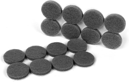 Slipstick Premium Wool Felt Furniture Pads/Floor Protectors (1 Inch Round Value Pack) Includes 40 Heavy-Duty Felt Chair Leg Pads with Self-Stick Adhesive, Gray, CB115