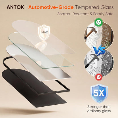 Antok 58" x19” Arched Full Length Floor Mirror, Gold Aluminum Frame, Free Standing/Wall Mount/Leaning for Bedroom, Living Room, Dressing Room