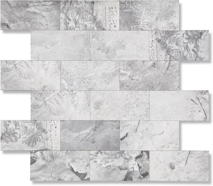 2026 New Upgrade Peel and Stick Backsplash Tile, Peel and Stick 11.34" X 11.57" Wall Tile for Kitchen, Bathroom, Fireplace, Laundry (Beige Ecru, 10 Packs)