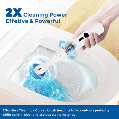 Electric Toilet Brush Scrubber 36PCS Disposable Heads for HK-047 Series