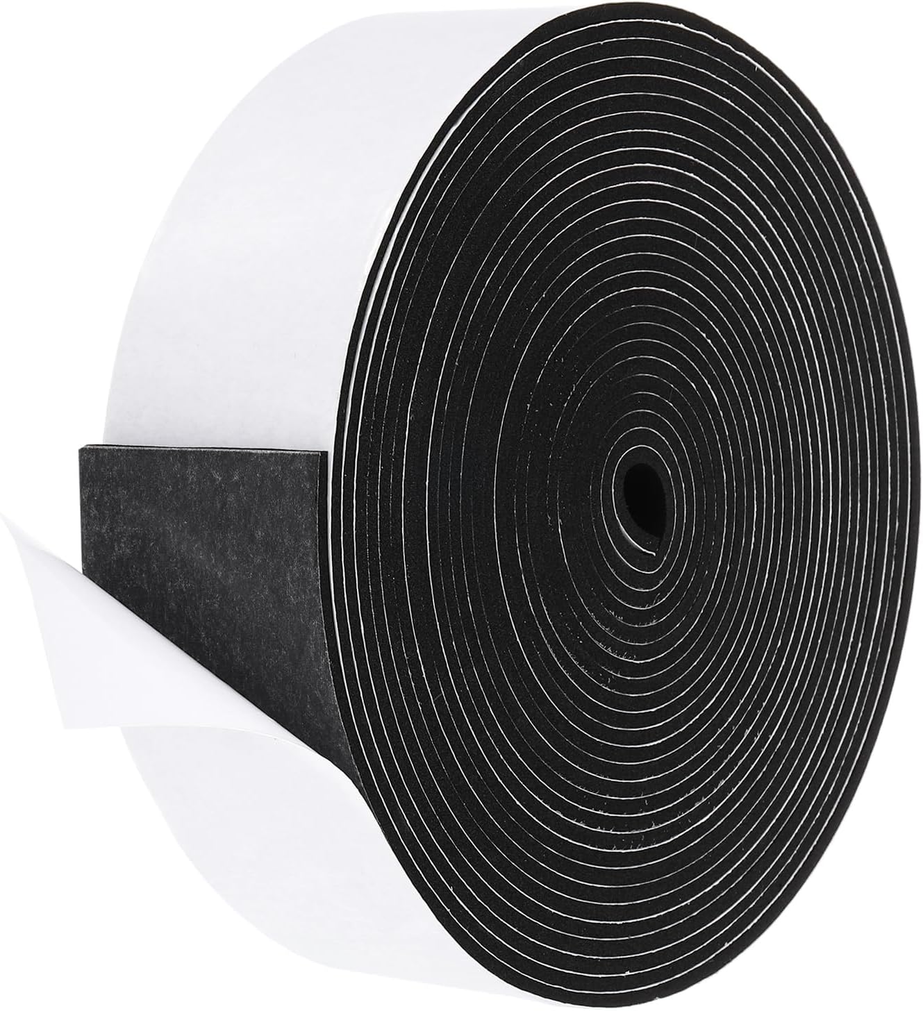 PATIKIL Weather Stripping Door Seal Strip, 3/8 Inch x 1/4 Inch x 32 Ft Self Adhesive Soundproof High Density Foam Tape Insulation for Door Window Air Conditioning, White - Colors A