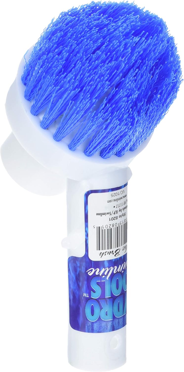 SWIMLINE HYDROTOOLS Pool Floor Wall Step Brush for Inground & Above Ground Pools | Handheld Scrubber Brush with Sure-Grip Handle & Bristles for Steps, Spas, & Tile Cleaning