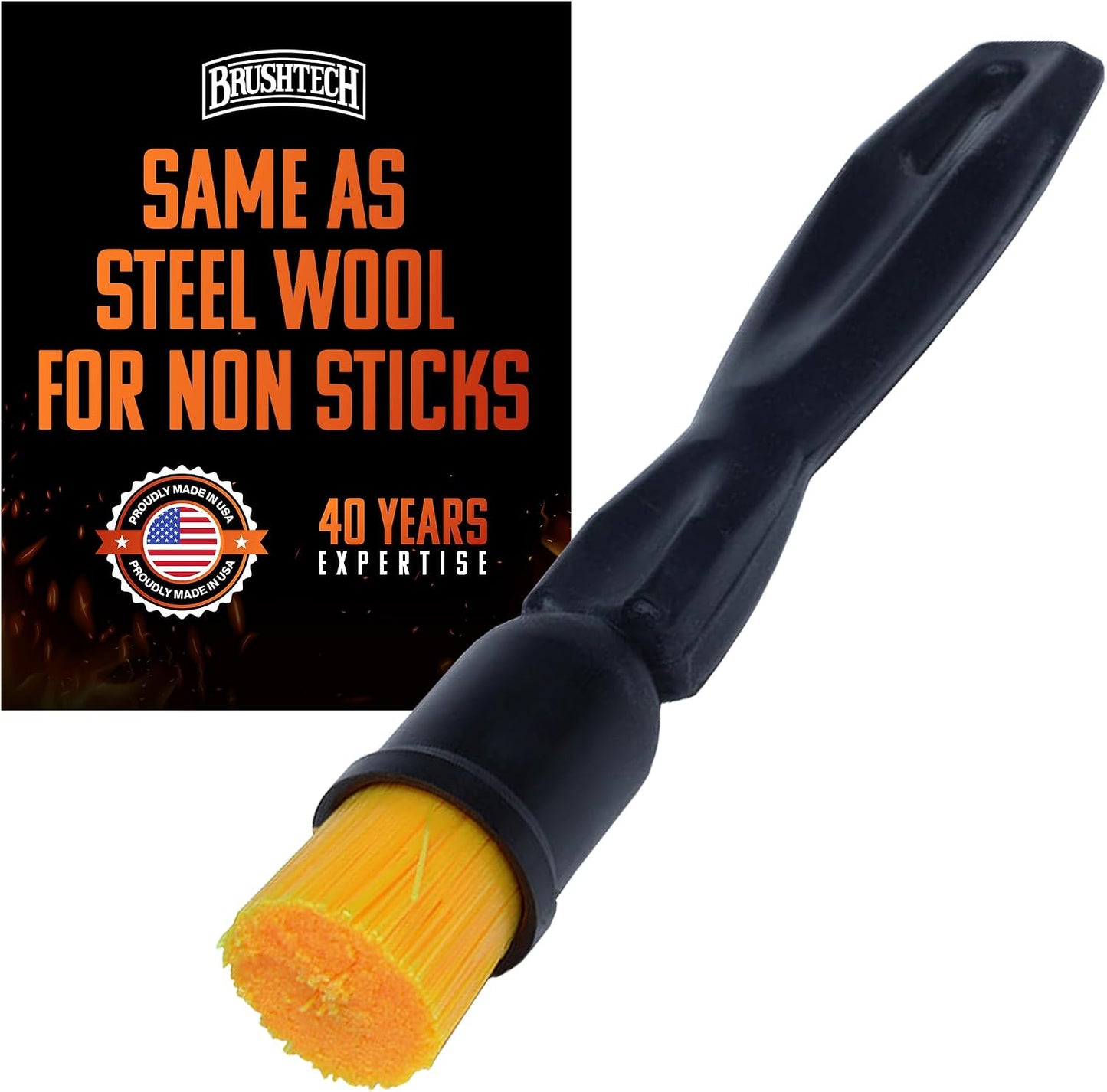 BRUSHTECH – Brushtech Same As Steel Wool for Non Sticks – Black