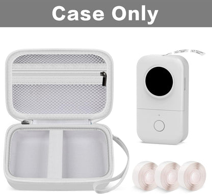 PAIYULE Battery Organizer Storage Case Box with Tester Checker & Case for Phomemo D30 D35 M02/ M02S/ M02 for NELKO Label Maker（2Pack）