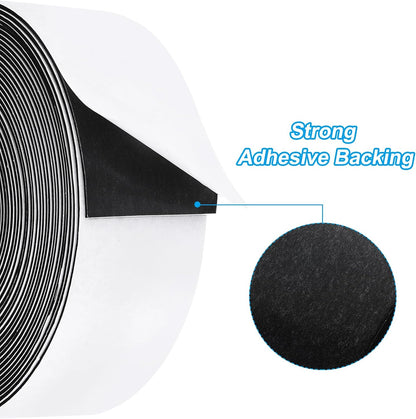 PATIKIL Weather Stripping Door Seal Strip, 3/8 Inch x 1/4 Inch x 32 Ft Self Adhesive Soundproof High Density Foam Tape Insulation for Door Window Air Conditioning, White - Colors B