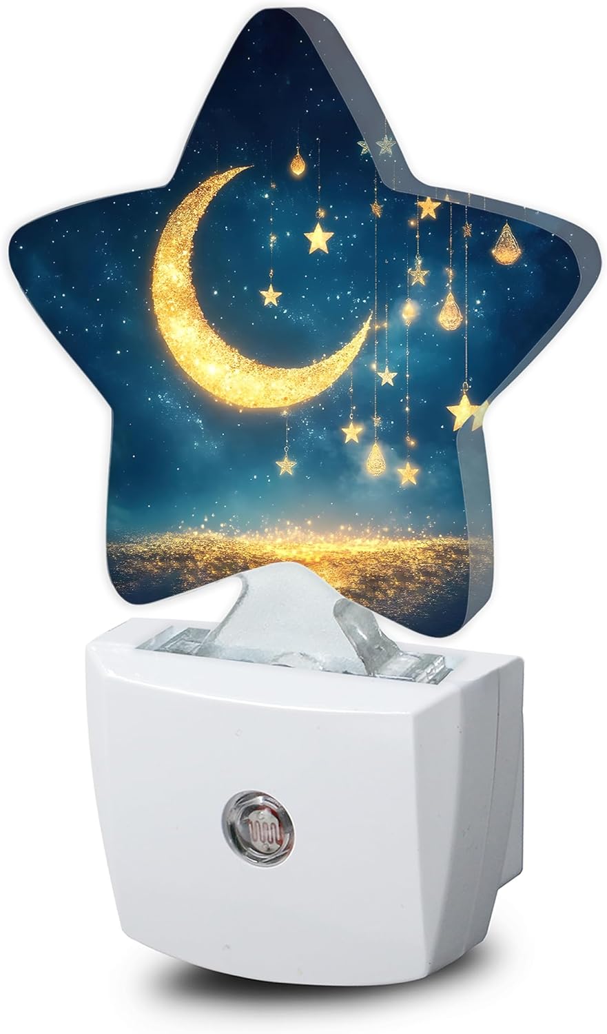 Lavender Butterfly Nightlight,Summer Flowers Star Night Lights Plug into Wall Decorations for Bedroom Bathroom,Dusk to Dawn Sensor Kitchen Hallway Stairs Energy Efficient Desk Lamp
