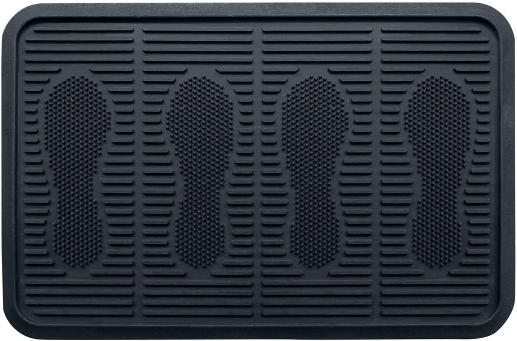 SafetyCare Rubber Shoe & Boot Tray - Multi-Purpose - 32 x 16 Inches - 2 Mats