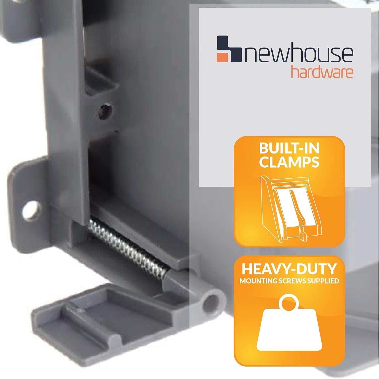 TayMac 1-Gang Weatherproof Electrical Outlet Cover and Newhouse 1-Gang 14 cu in PVC Electrical Outlet Box
