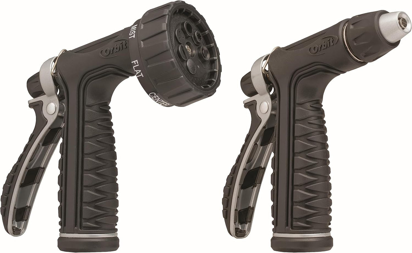 Orbit 58993 7-Pattern Watering Nozzle with Thumb Control, Black