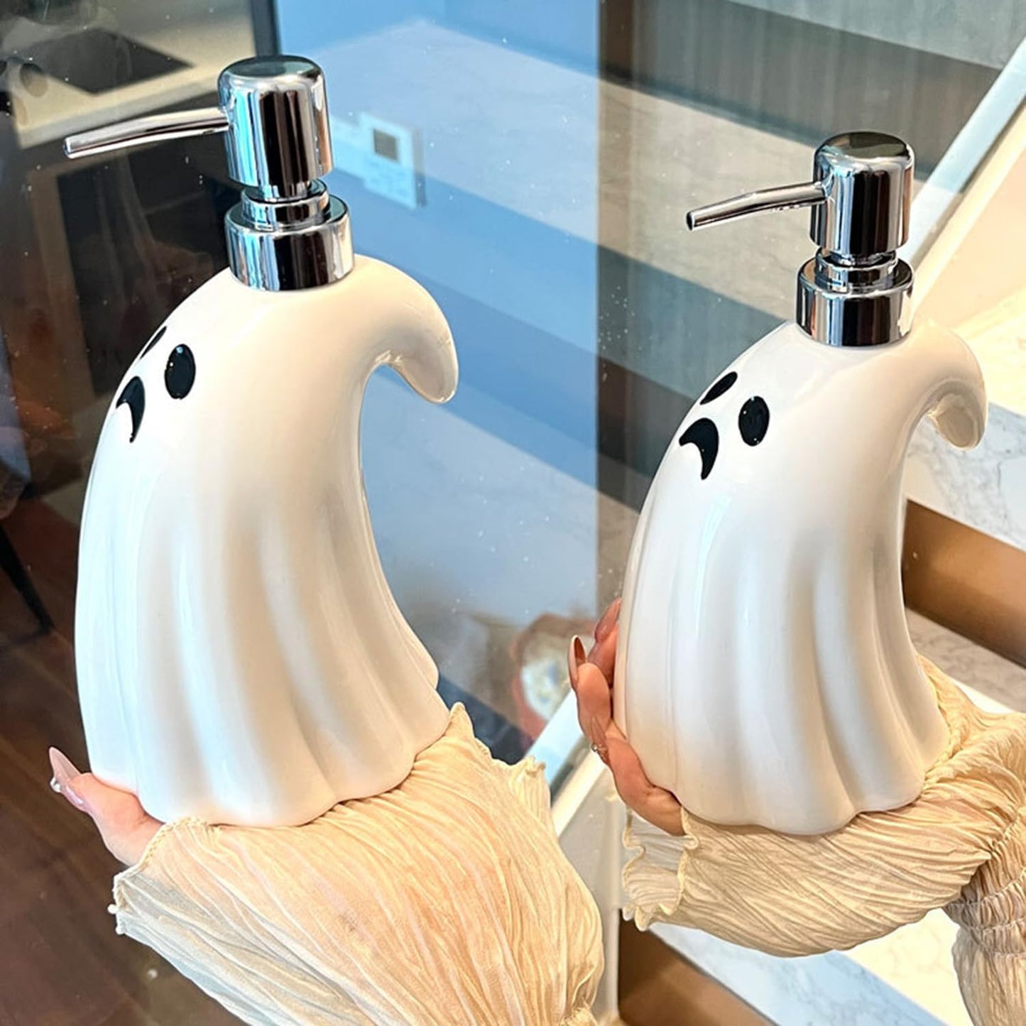 Kids Automatic Soap Dispenser - Cute Duck Touchless Foaming Hand Soap Dispenser, Waterproof USB Rechargeable, Hand- Free Shampoo Dispensers for Bathroom, Kitchen Countertop, Preschool