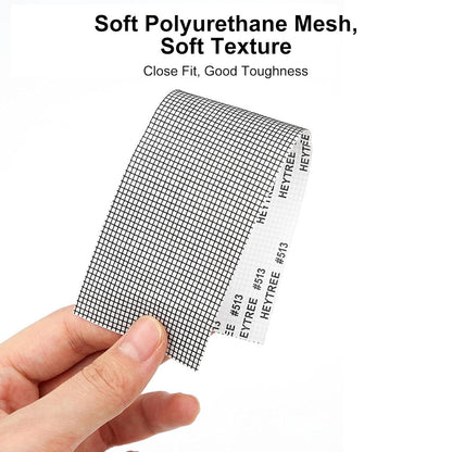 Screen Repair Tape, Screen Door Repair Patch, Waterproof Window Screen Repair Tape, Strong Adhesive Screen Repair Tape, Screen Tape Mesh Repair for Screen Door Holes Tears Instantly, Gray