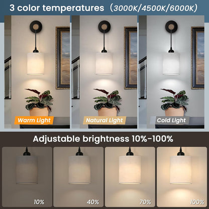 Battery Operated Wall Sconces Set of 2,Wireless Wall Sconce with Remote Control,Rechargeable wall Lights with 15 Color Changing,Dimmable Modern Wall Lamp for Bedroom Living Room Hallway