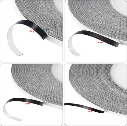 2mm / 3mm x 50M LCD Repair Tape Phone Screen Adhesive Tape LCD Touch Screen Repair Tape with 1 Tweezers for Cell Phone, iPad, Tablets, Laptops, LCD Screen