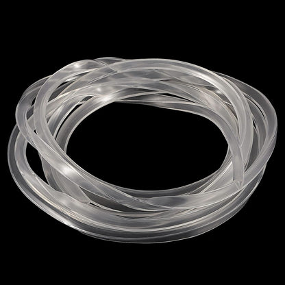 uxcell U Channel Edge Trim, 4.9ft Length Soft Rubber Guard Seal Strip Edge Protector Fit for 1-2mm Edge, (9/32" W x 5/32" H) Clear