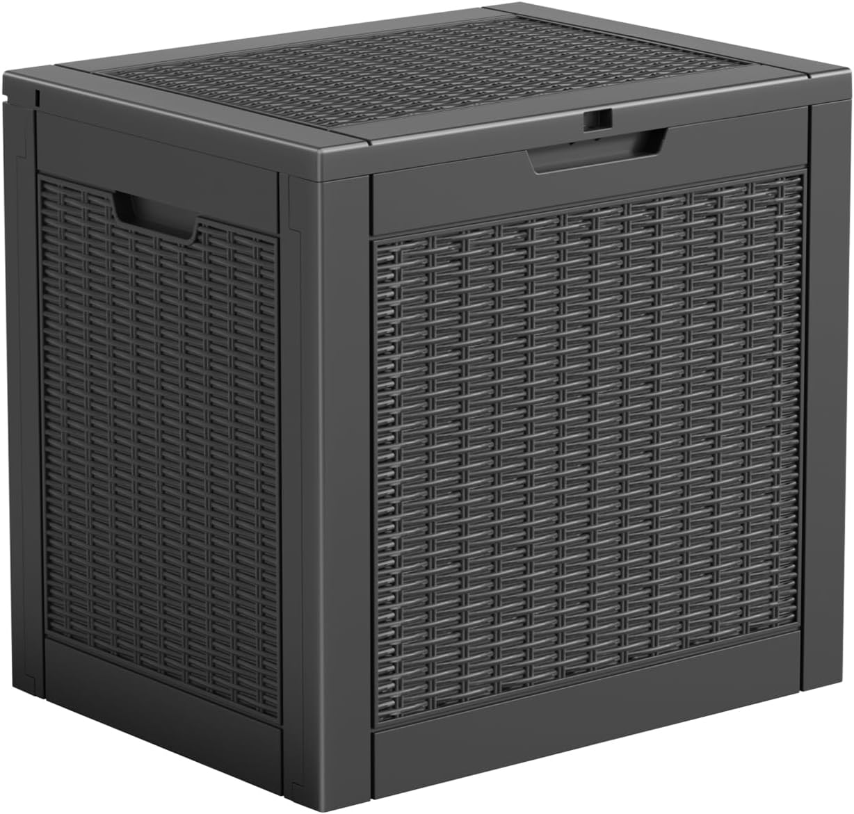 50Gal Outdoor Storage Box Anti-Theft Delivery Box Lockable Deck Box | Heavy-duty UV & weatherproof resin for secure parcel drop, patio cushion storage, garden tools & porch package organization