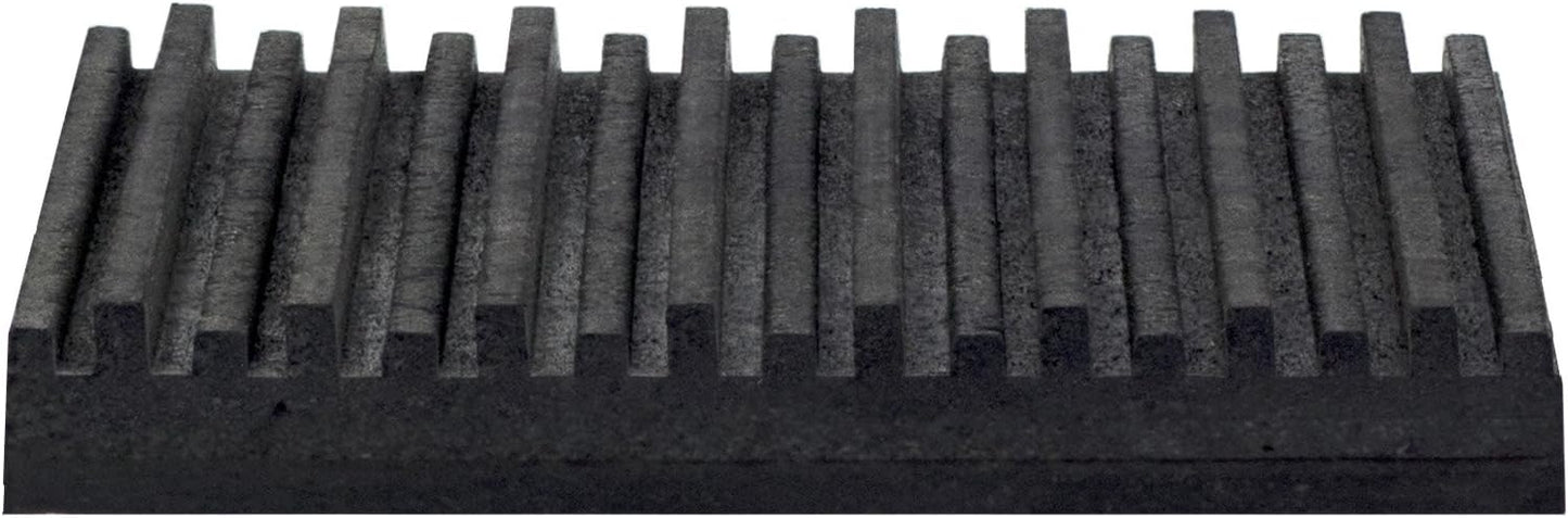 4 Pack of Anti Vibration Pads 4" x 4" x 3/8" All Rubber Vibration isolation pads