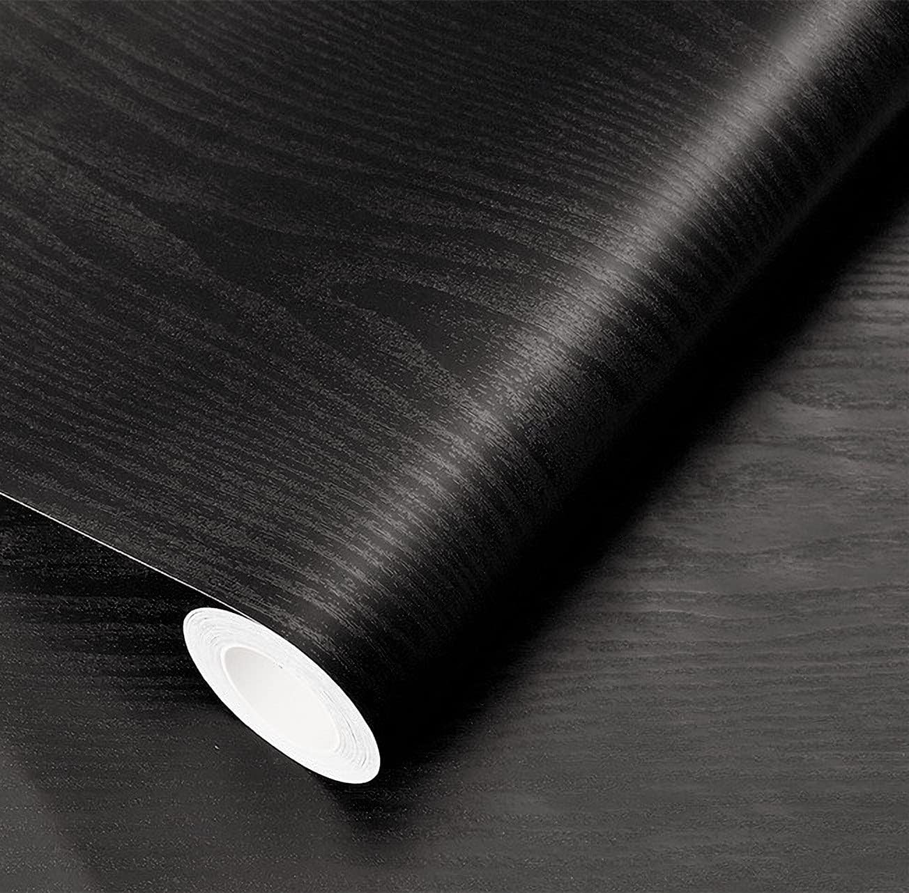 15.8" x400"White Wallpaper Self Adhesive Film Peel and Stick Wallpaper White Adhesive Paper Waterproof Removable DIY Decorative for Kitchen Cabinet Countertops Shelf Liner Upgrade Thicker