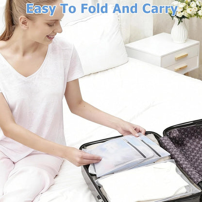 4 Pcs Mesh Laundry Bags for Delicates - 20" x 16" 70G Fine Mesh with Manual-Lock Zipper, Wash Bags for Lingerie Bras Socks Jeans, Ideal for College Dorm Travel Home