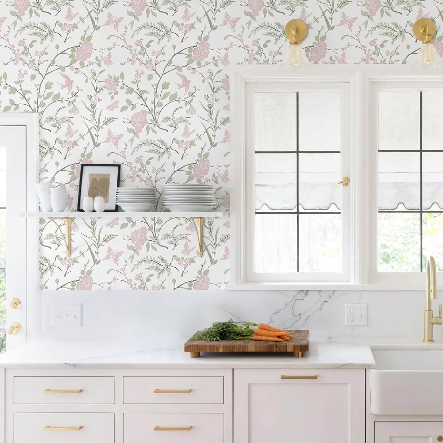 Boho Wallpaper Neutral Peel and Stick Wallpaper 78.7"x17.3" Geometric Wall Paper Beige and White Contact Paper Textured Removable Vinyl Waterproof for Bedroom Farmhouse Kitchen Bathroom