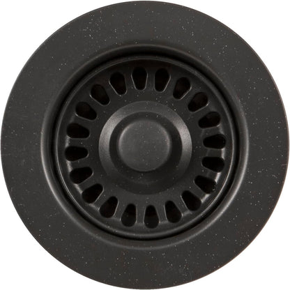 Houzer 190-9300 - 3-1/2 Inch Stainless Steel Deep Cup Kitchen Sink Basket Strainer, Durable Food Catcher Stopper for Metal Kitchen Sink, Ideal for Filtering Waste and Preventing Clogs
