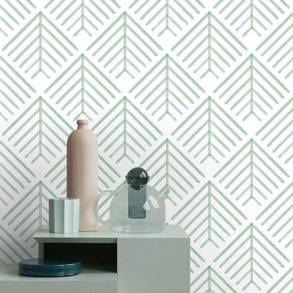 Heroad Boho Peel and Stick Wallpaper Beige Renter Friendly Wall Paper Peel and Stick Modern Contact Paper Neutral Geometric Wallpaper for Bedroom Bathroom Cabinets Decor Vinyl Waterproof 17.3"x78.7"