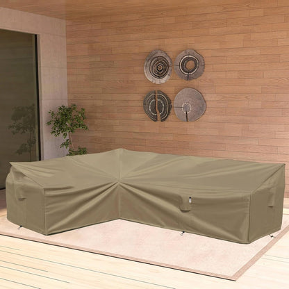 Patio Deck Box Cover, 63x30 Inch Fire Pit Covers with Straps and Handles, Waterproof Heavy Duty Outdoor Furniture Winter Cover for Keter, Suncast, Lifetime Container