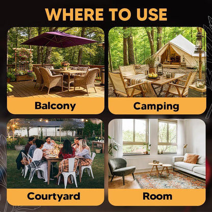 Mosquito Repellent, Mosquitoes Repellent Indoor, Keep Mosquito Away, Covers 120 sq ft of Space,Safe for People and Pets, Perfect for Patio,Bedroom,Garden,Camping-8P