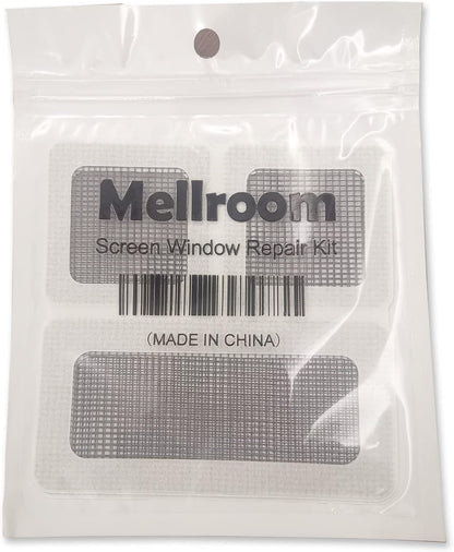 Window Screen Repair Kit Tape Patch, Grey 3.5 inches X3.5 inches 8pcs(16patches) -Fiberglass Breathable Waterproof & 𝗦𝘁𝗿𝗼𝗻𝗴 𝑨𝒅𝒉𝒆𝒔𝒊𝕧𝕖 Covering Wire mesh for Door tears Holes