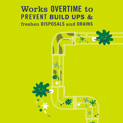 MRS. MEYER'S CLEAN DAY Probiotic Drain Maintenance Liquid, Lavender, Freshens Disposals and Drains, 32 Fl Oz