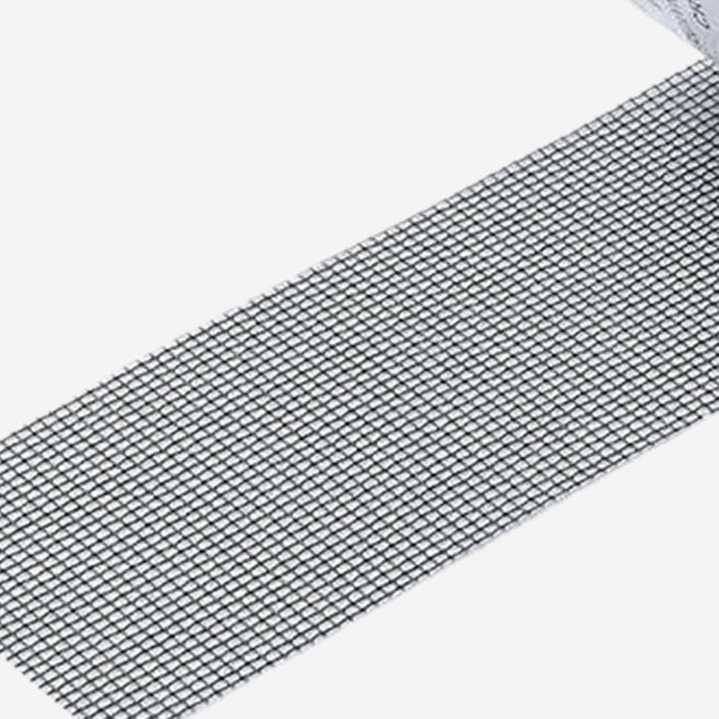 Screen Patch - Window Mesh Tape, Repair Kit with Strong Adhesive, Cuttable Fiberglass Reinforcement, Tent RV Camper Balcony Gazebo Pool Railing Maintenance Accessory Usage