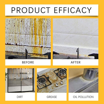 Heavy Duty Kitchen Degreaser Spray – 120ml Heavy Oil Stain Cleaner for Clean Up Kitchen Oil Stains, Multi Purpose for Microwave & Oven & Stove Top (with wash cloth) (1)