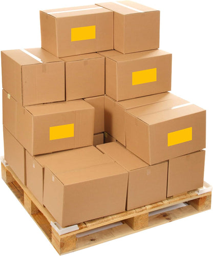 PARLAIM 3 X 5 Inch Rectangle Adhesive Color Coding Stickers,Square Inventory Stickers -250 Per Dispenser Box (Fluorescent Green)