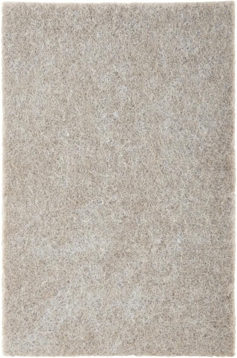 Scotch Felt Pads Beige, 2 Large Pads 4 x 6 in, Felt Furniture Pads for Protecting Hardwood Floors, Easy-to-Apply, Self-Stick Design, Reliable Protection from Nicks, dents and Scratches (SP845-NA)