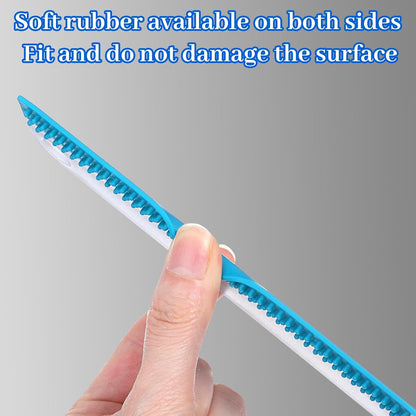 2 PCS Mini Squeegee, Soft Rubber Window Squeegees All-Purpose Sink Squeegee Small Window Scrubber Scraper Squeegees Tool for Kitchens Bathroom Shower Mirrors Car Windshield