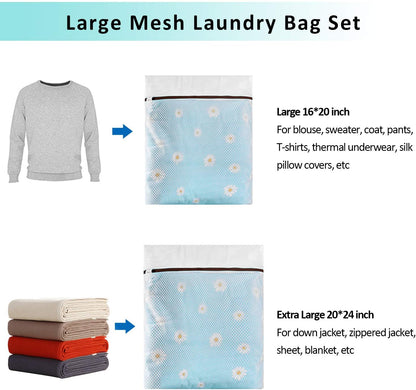 GOGOODA Laundry Mesh Bra Wash Bag for Lingerie, Underwear, Delicates, 3 PCS