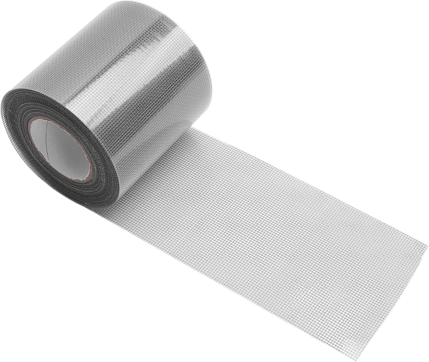 FTVOGUE Window Screen Repair Tape, 80mm x 9.15m Transparent Self Adhesive Mesh Patch for Mesh Doors Tents Pool Net Car Screens Camping Tarps (Gray)
