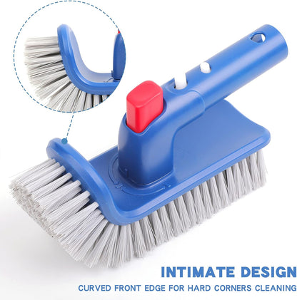 Sepetrel Pool Brush Head for Cleaning Walls,Steps & Corners,Rotatable Hand Scrub Brushes,for Inground/Above Ground Swimming Pool,Spa, Bathroom, Hot Tub, Kitchen