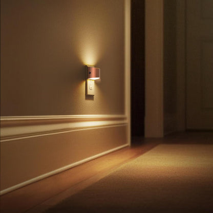 L LOHAS LED Night Lights Plug into Wall 2 Pack, Dusk to Dawn Sensor Nightlight, Brightness Adjustable, 3000K Soft White